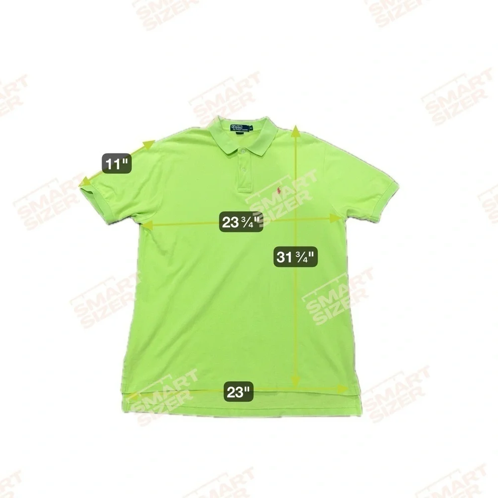 Ralph Lauren The Iconic Mesh Polo Short Sleeve Shirt Men’s Size XL Lime Green